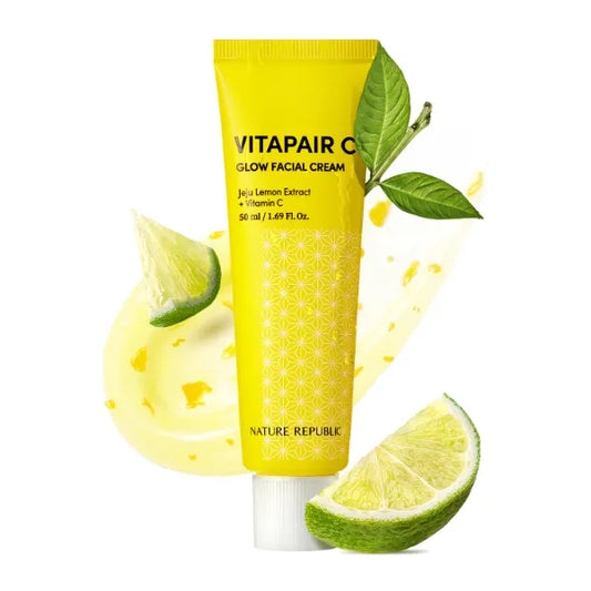 Nature Republic Vitapair C Glow Facial Cream - Hydrating Face Moisturizer for Women, 50ml / 1.69 fl oz