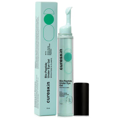 Cureskin Under Eye Cream for Dark Circles for Women and Men, Gel based |Bio-Peptide Under Eye Gel to Reduce Dark Circles, Puffiness & Wrinkles |Under Eye Cream for Men and Women - Dark Circles Removal
