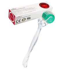 Aufgeld AG192 Titanium Diamond Shaped 192 Individual Microneedle 1.0mm Derma Roller Skin Care for Face Facial Wrinkles Hair Loss Regrowth Stretch Marks Micro Needles Microneedling Needling Kit