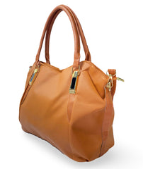Purses and Handbags for Womens Top Soft Satchel Shoulder Tote Bags Wallets - Brown