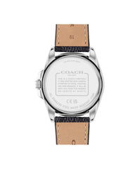 Coach GREYSON Men's Watch, Analog - Black Silver
