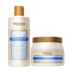 Mizani Moisture Fusion Intense Moisturizing Mask - Restores Hydration in Dry Curls & Coils, 16.9 Fl Oz (Pack of 2)
