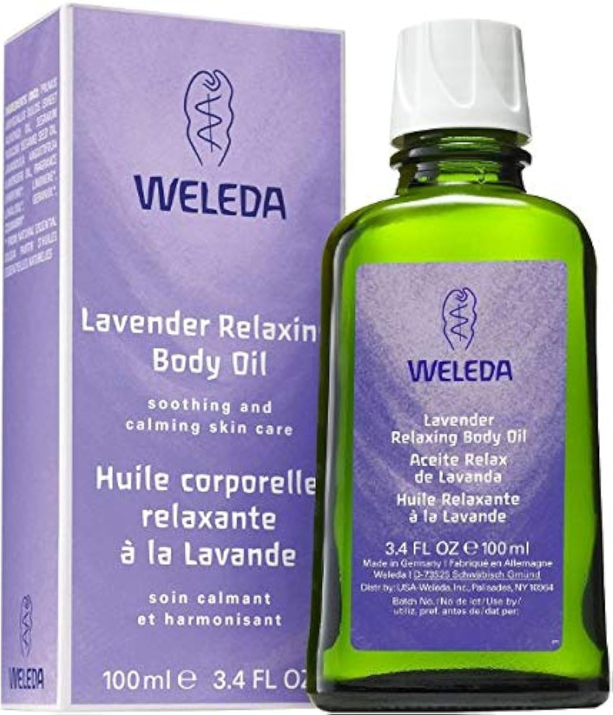 Weleda Lavender Relaxing Body Oil 3.4 oz