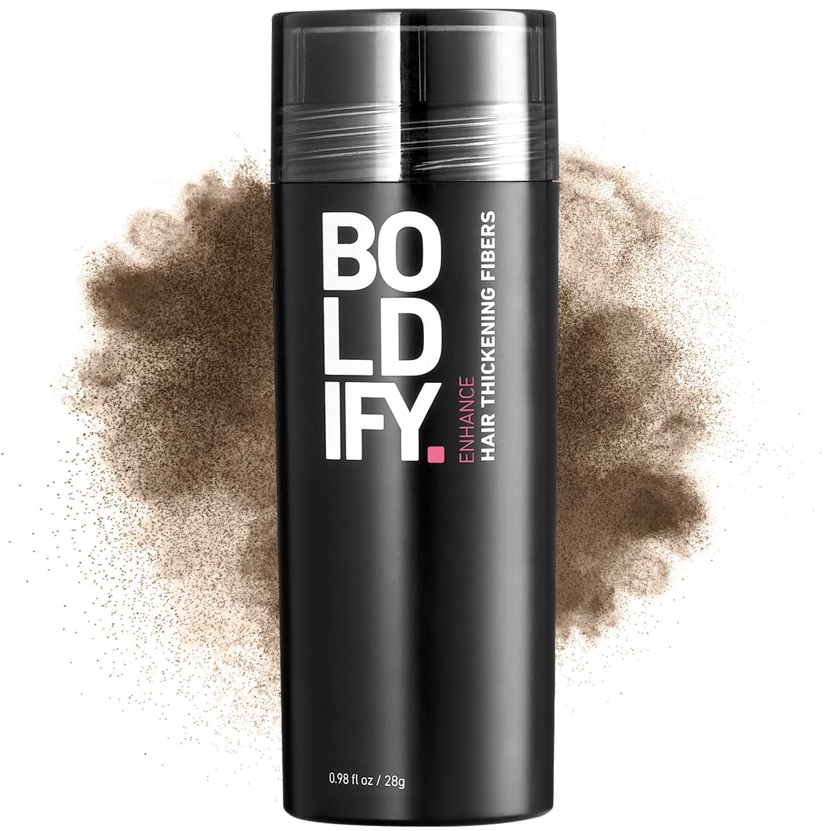 BOLDIFY Hair Fibers for Thinning Hair - 100% Undetectable Natural Formula (Light Brown)