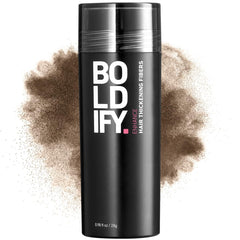 BOLDIFY Hair Fibers for Thinning Hair - 100% Undetectable Natural Formula (Light Brown)