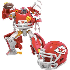 Transformers NFL Dallas Cowboys, Green Bay Packers, Kansas City Chiefs and Pittsburgh Steelers Action Figure Changes from Robot to Helmet, Football Toys for kids