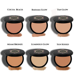 Luxury By Sofia Premium Pressed Bronzer [6 Available Shades] | Natural &Organic Skin Enhancing Ingredients | Hypoallergenic, Highly Pigmented Formula For A Youthful, Sun-Kissed Look (Cocoa Beach)