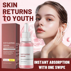 Fruit Acid Scrub Face, Pack of 2 AHA 30% + BHA 2% Peeling Solution, Exfoliating Face Women, Gentle Exfoliation, Pore Deep Facial Cleansing, Reduces Blemishes, 30 ml