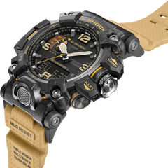 G-Shock New Thinner Carbon Mudmaster Watch, Solar Yellow, mens