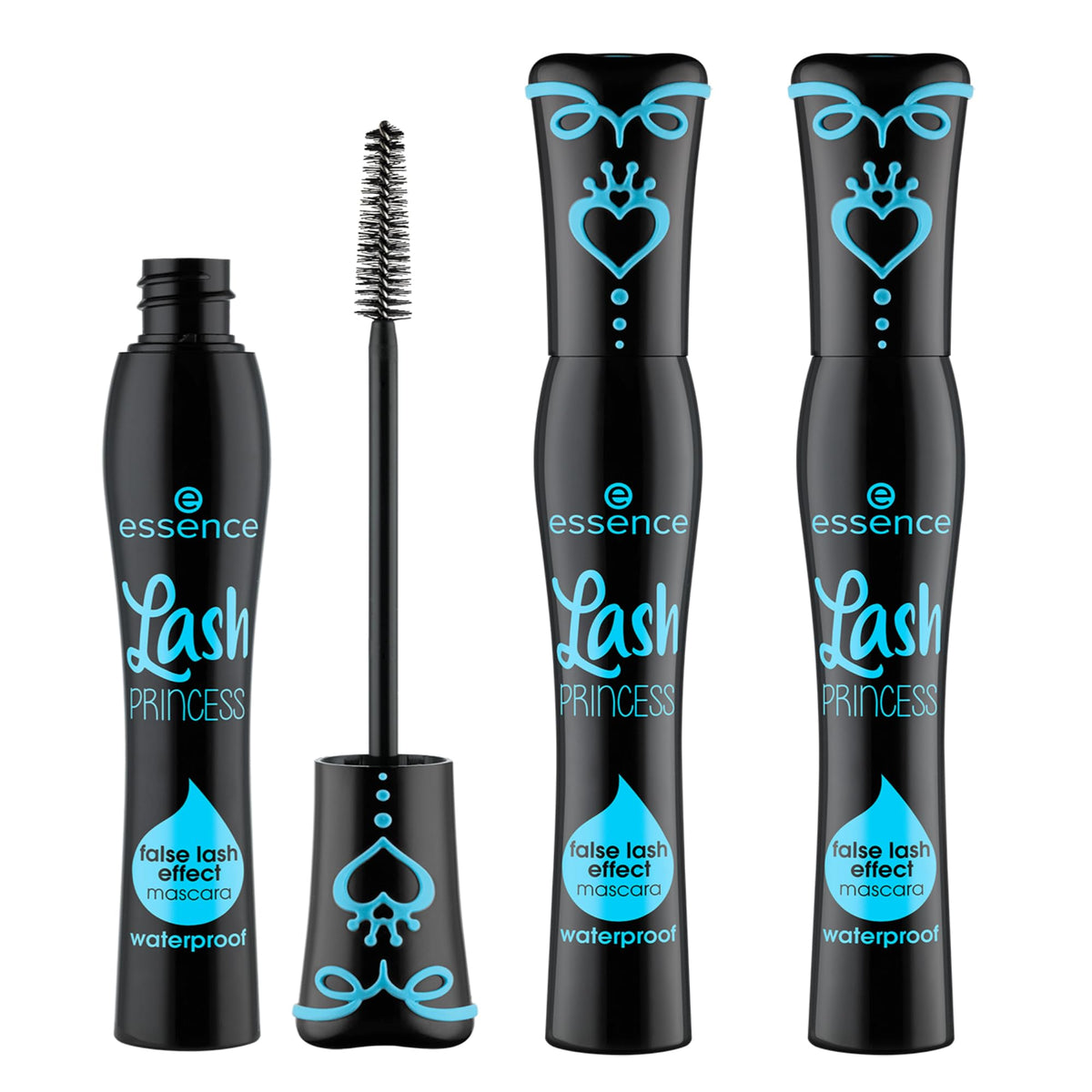 essence | Lash Princess False Lash Effect Waterproof Mascara | Gluten & Cruelty Free (Pack of 3)