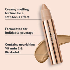 M. Asam Magic Finish Perfect Blend Concealer Nude, hides dark circles, irregularities & small imperfections with ease, make-up also ideal for contouring, buildable coverage, with bisabolol, 0.10 Oz