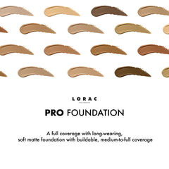 LORAC Pro Soft Focus Longwear Foundation | Full Coverage | Lightweight | Water-Resistant | Oil-Free | Shade 20