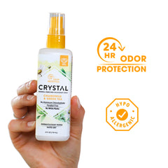 Crystal Essence Deodorant Spray 4 Ounce Chamomile/Green Tea (118ml) - Packaging May Vary