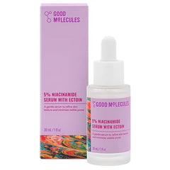 Good Molecules 5% Niacinamide Serum With Ectoin Ultra Hydrating Serum to Target Enlarged Pores, and Acne Moisturizing, Pore Minimizer for Face Skin Care