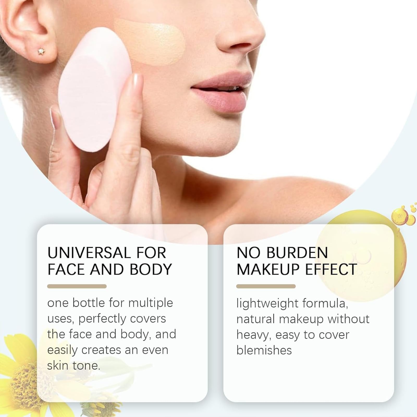 All-Over Complexion Perfector, Supreme Creme All-Over Complexion Perfector, Waterproof and Sweat Resistant Makeup Holding Concealer, Long-Lasting Cc Cream Foundation (2pcs)