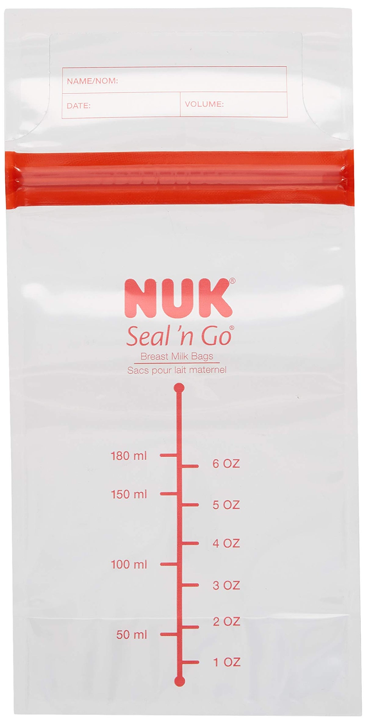 NUK Seal N Go Breast Milk Bags 50 Count YK-006