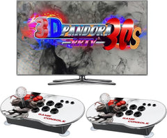 Beauenty Pandora Box HD 4K arcade controller Joystick 10000+ Games Game Console HDMI-64G 2 Player Game compatible 3D Dual Controller Joystick Game Player for PS1 (M9)