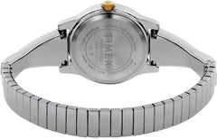 Timex Women's Main Street 25mm Semi Bangle Watch - Two-Tone