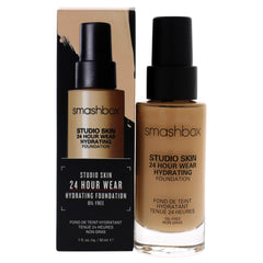 Smashbox Studio Skin 24 Hour Wear Hydrating Foundation - 2.1 Light With Warm-Peachy Undertone for Women 1 oz Foundation