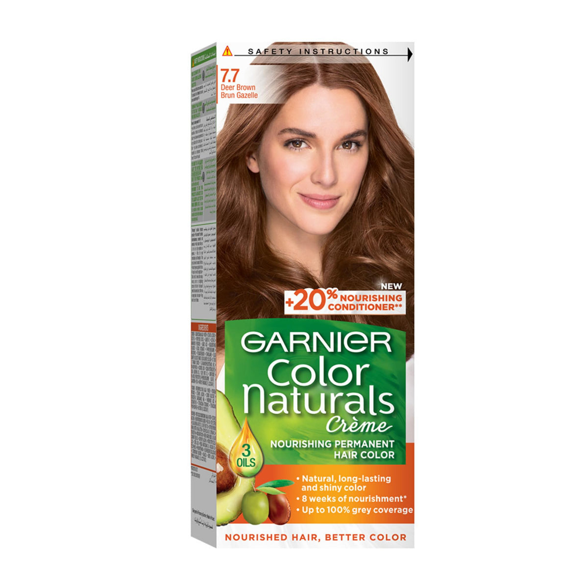 Garnier Color Naturals 7.7 Hazel Brown Haircolor