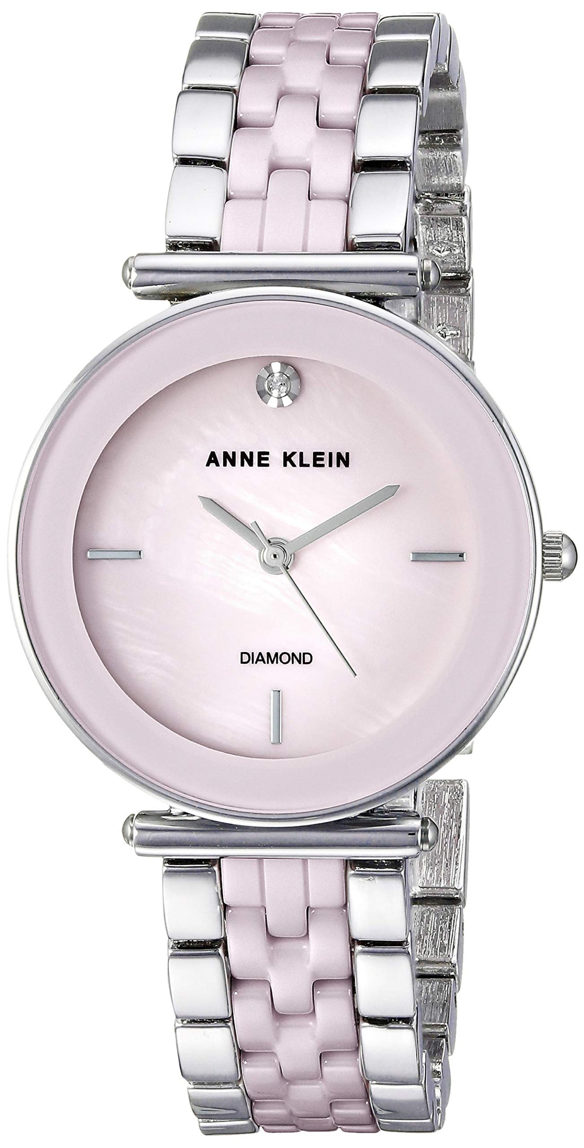 Anne Klein Womens Quartz Watch, Analog Display and Ceramic Strap
