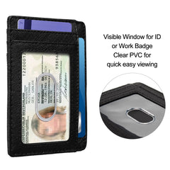T Tersely Credit Card Holder for Men,Card Wallet, Slim Minimalist Wallet,RFID Card Holder Blocking Front Pocket Secure Thin Credit Card Wallet, Holds up to 7 Cards and Bank Notes, Ideal for Travel