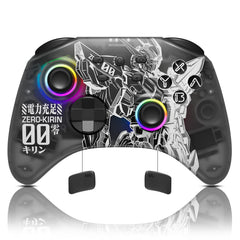 Mytrix Wireless Pro Controllers with Hall Effect Joysticks (No Drift),for Switch PC iOS Android Steam Deck, Bluetooth Controller with Programmable, Wake-Up, Headphone Jack, RGB LED Light