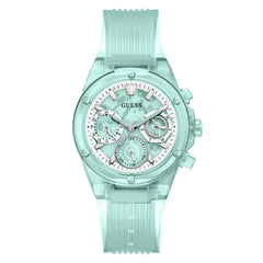 GUESS Ladies Sport Clear 39mm Watch