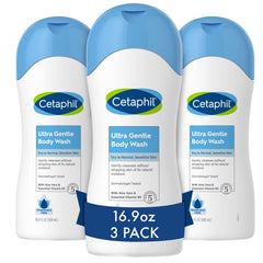 Cetaphil Ultra Gentle Body Wash, Fragrance Free, 16.9 Ounce