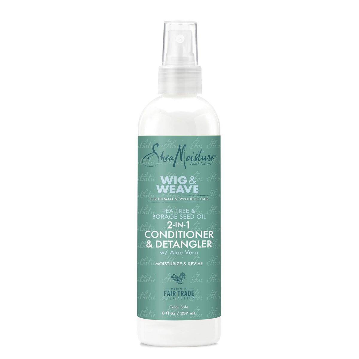 Shea Moisture 2-in-1 Detangling Conditioner for Frizzy Hair, Paraben-Free Tea Tree & Borage Seed Oil Conditioner, 8 oz