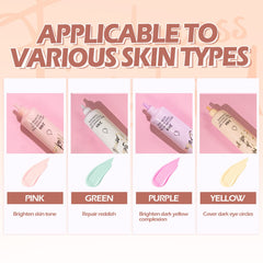Border Isolation Even Skin Tone Makeup Before Emulsion Foundation Liquid Concealer Pore Concealer Clear Skin Face Wash Night