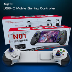 NALACAL Mobile Gaming Controller for Android & iPhone 15/16 Series (USB-C) - Remote Play PS5/PS4/Xbox/PC, PUBG Mobile, COD, Genshin Impact & More, 2 Mappable Buttons/Hall Joystick/Hall Trigger