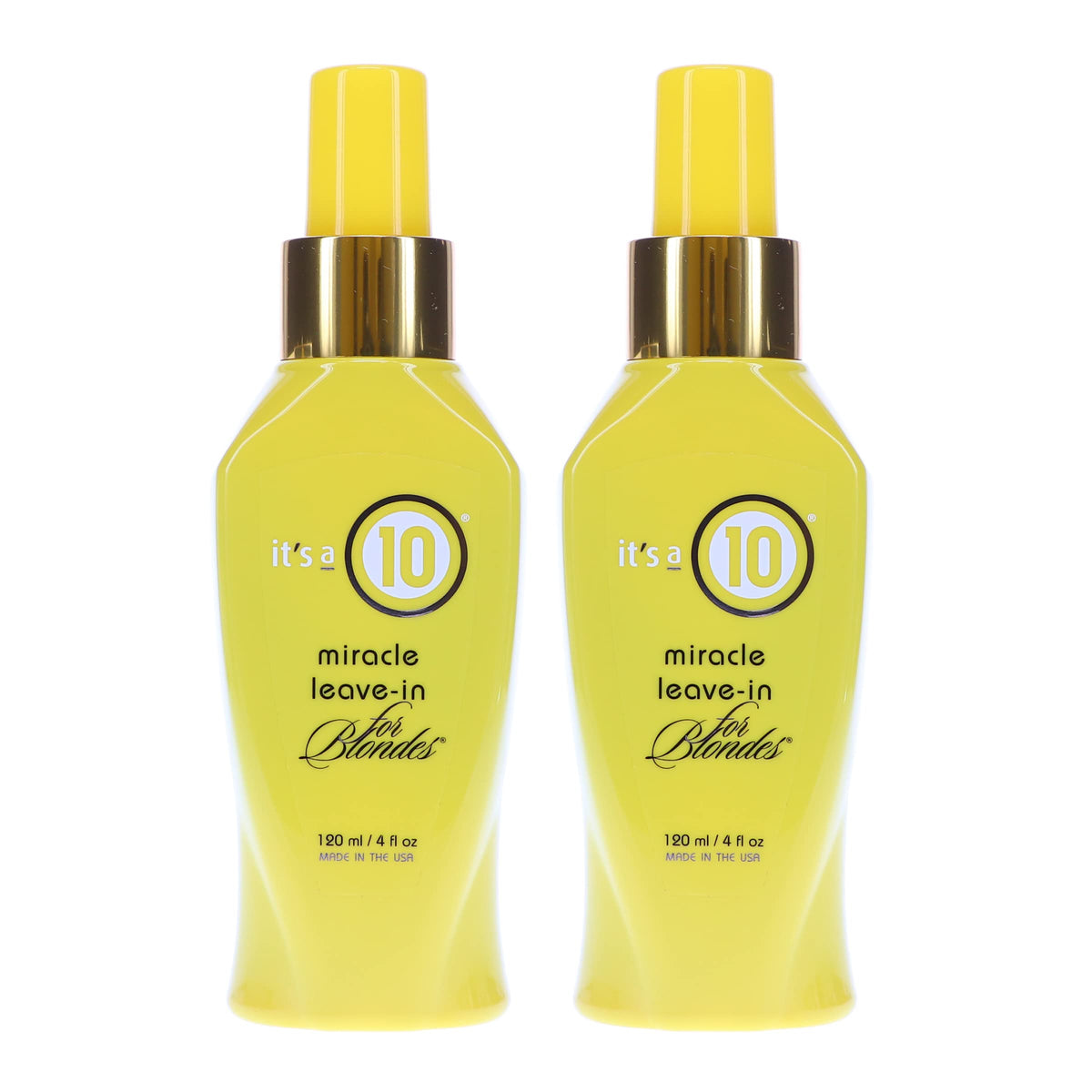 It's a 10 by It's a 10 MIRACLE Leave-in Product for Blondes 118.29 ml (Pack of 2)
