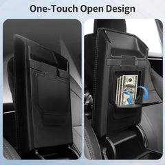 TSWCBYYLB Center Console Organizer Tray for Tesla Model 3 Highland 2024, Armrest Hidden Organizer Box Cup Holder