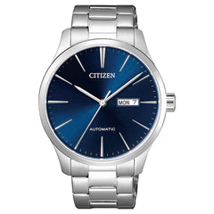 Citizen Navy Blue Dial Stainless Steel Band Watch - NH8350-83L