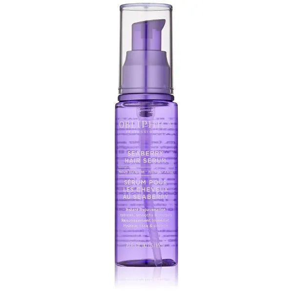 Obliphica Seaberry Leave in Hair Serum for Medium & Course Hair Vitamins and Omegas for Frizz Free & Nourished Hair Hair Serum for Dry Hair and Growth 2.2 Fl Oz