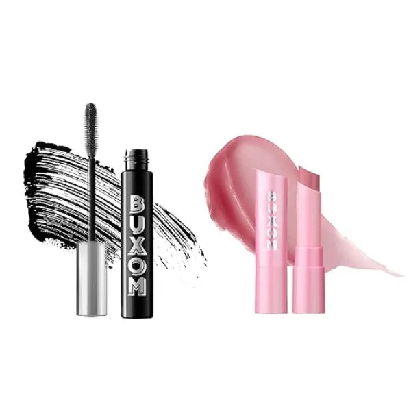 Buxom Lash Volumizing Mascara + Full On Plumping Lip Glow Balm