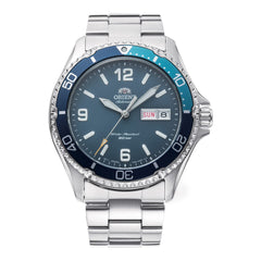 ORIENT Kamasu/Mako III Men's Automatic Manual Winding Sports Steel or Silicone Divers' Watch with Screw Crown and Sapphire Crystal