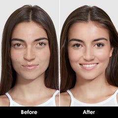 CARSLAN Black Magnet Cushion Foundation - Full Buildable Coverage, Moisturizing, Lightweight, 16H Long-Lasting Glow Looking, Refill Included, 02.Ivory White