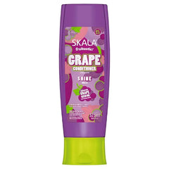 SKALA Fruitastic Grape Conditioner  Shine & Strength for Weak, Dull Hair With Grape Seed Oil, D Panthenol & Vitamin A Silicone Free, Paraben Free Vegan Formula 10.99 fl oz