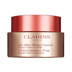 Clarins V Facial Intensive Wrap Face Mask Award Winning Facial Contouring Mask Visibly Reduces Puffiness and Swelling Caused by Stress,Heat and Hormonal Changes Promotes Even Skin Tone 2.5 Oz