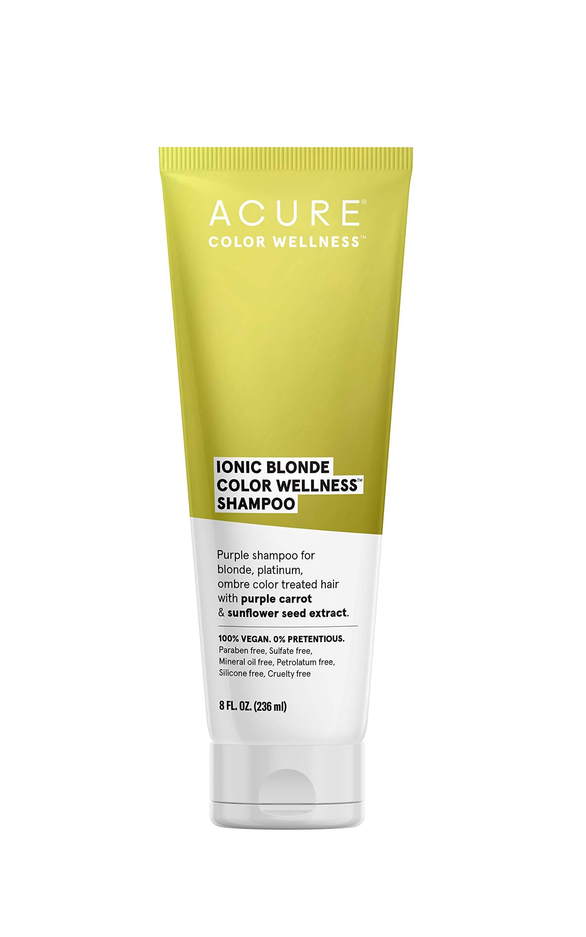 ACURE Ionic Blonde Shampoo | Brightens Blonde, Platinum & Highlighted Hair | Sulfate-Free, Vegan & Color-Safe Formula