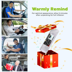 Dreamer Car Wedge Seat Cushion for Car Seat Driver/Passenger- Car Seat Cushions for Driving Improve Vision/Posture - Memory Foam Car Seat Cushion for Hip Pain (Mesh Cover,Black)