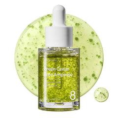 Tosoong Green Caviar Pore Ampoule with 2500ppm Green Caviar, Niacinamide, Refines Skin Texture, Moisturizes, Supports Elasticity, Supports Refined Pore Appearance, Korean Skin Care, 33ml, 1.11oz