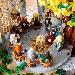 LEGO 10316 Icons The Lord of the Rings: Rivendell, Construct and Display Middle-earth Valley, Large Immersive Set for Adults with 15 Minifigure Characters Incl. Frodo, Sam and Bilbo Baggins