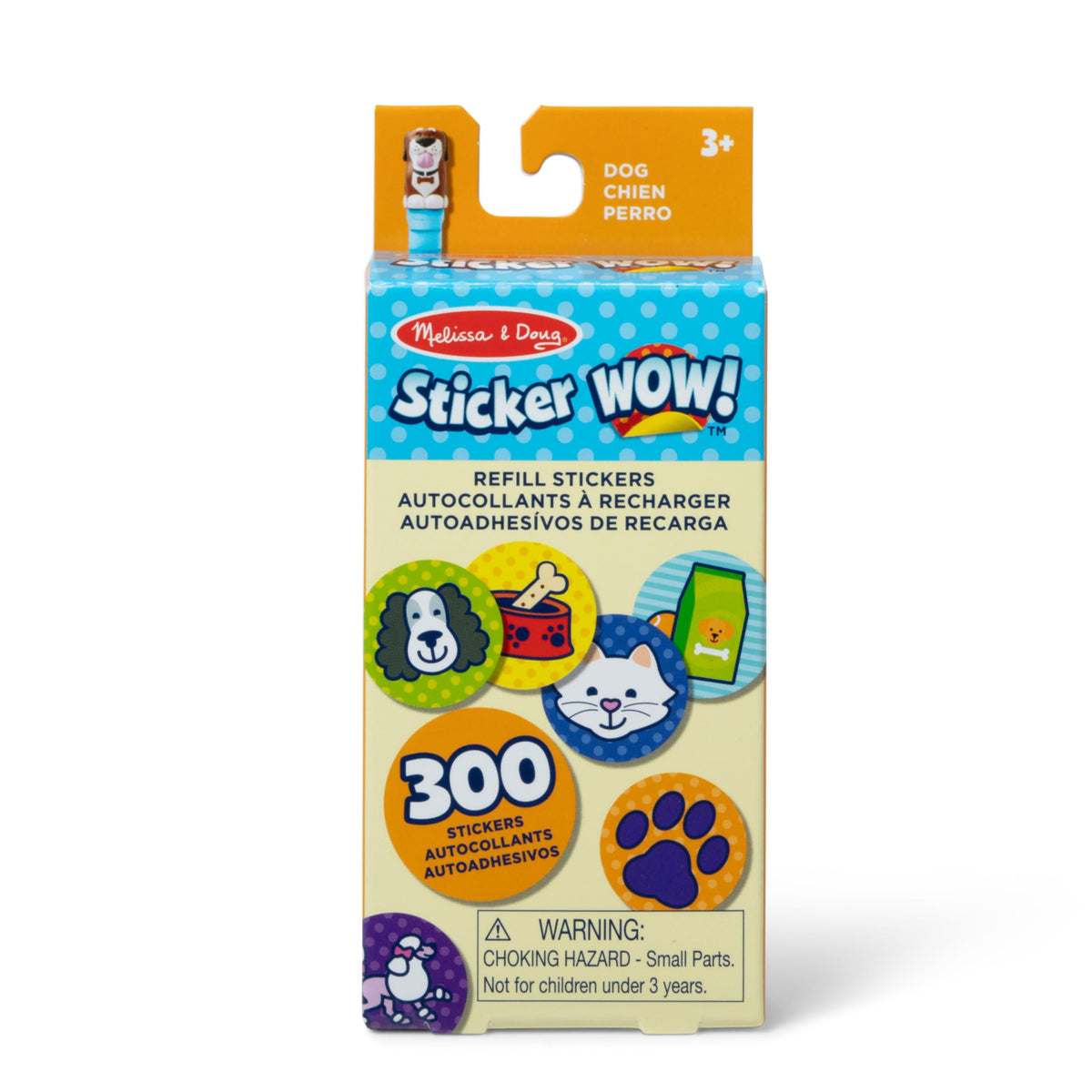 Melissa & Doug Sticker WOW Dog Stickers Children Stamping Set - 300 unique stickers pets-themed designs