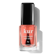 LONDONTOWN Luxe Length Nail Gloss Strengthens & Protects Nail Length, Boosts Keratin & Ceramide Production, Prevents Breakage, .4 fl oz