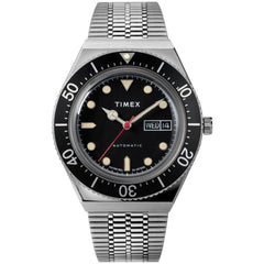 Timex Men's M79 Automatic 40mm Watch - Stainless Steel/Black/Stainless Steel