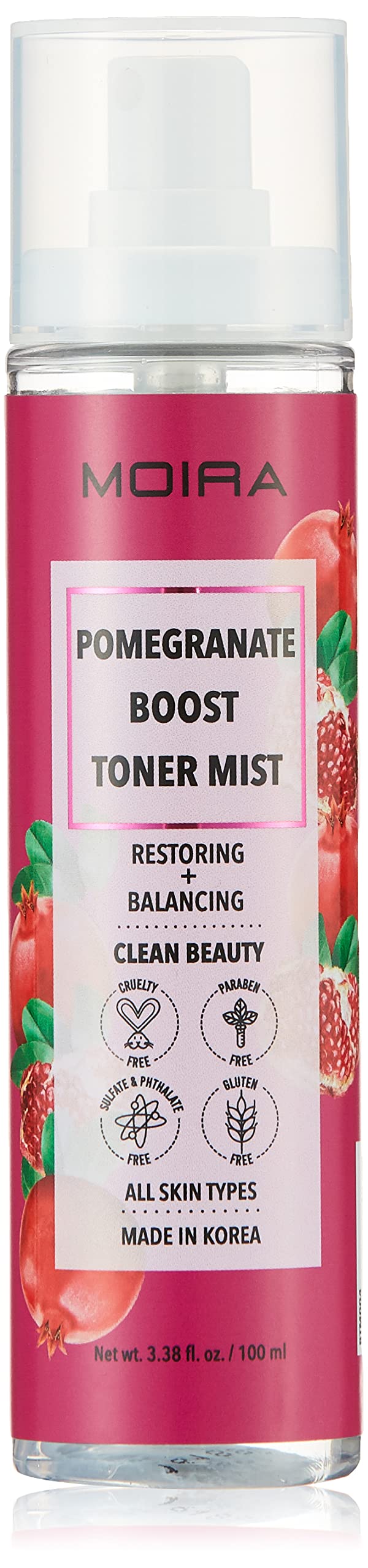 Moira Pomegranate Boost Toner Mist