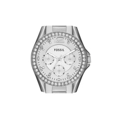 Fossil Women's Riley Stainless Steel Crystal-Accented Multifunction Quartz Watch, Riley Multifunction - ES2811